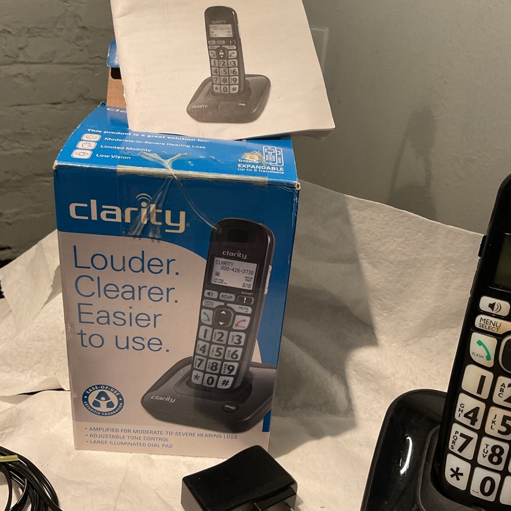 Clarity Cordless Phone with Large Buttons